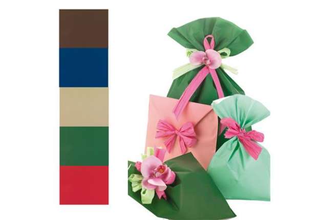 Immagine di Busta regalo Mat Pearly A - 16 x 25 cm - 40 micron - PPL - assortimento 5 colori assortiti - PNP - c