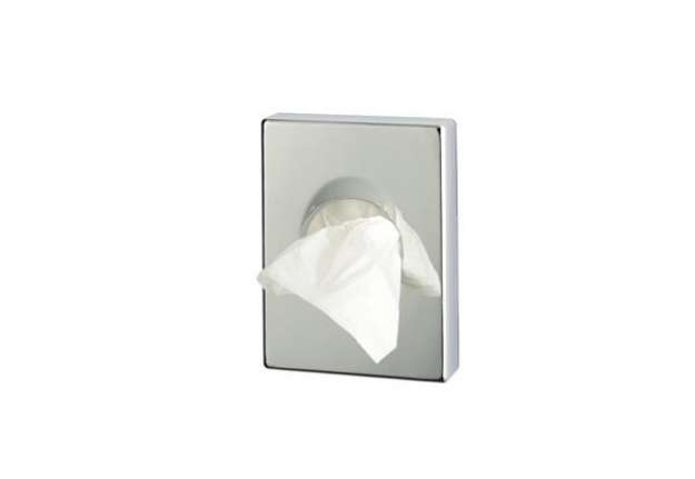 Immagine di Dispenser per sacchetti igienici - 9,8x2,5x13,8 cm - ABS - argento cromato - Medial International