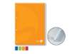 Immagine di Blocco notes BM90 - A4 - collato lato lungo - quadretti 4mm - 50fg - 90gr - 4fori - copertina 250gr