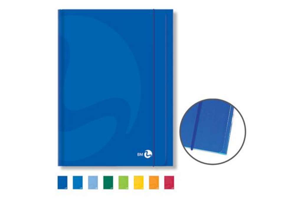 Immagine di Cartella 3 lembi con elastico Color - A4 - colori assortiti - BM