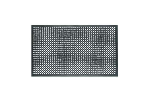 Immagine di Zerbino Entrance - 91 x 153 cm - gomma - nero - Velcoc