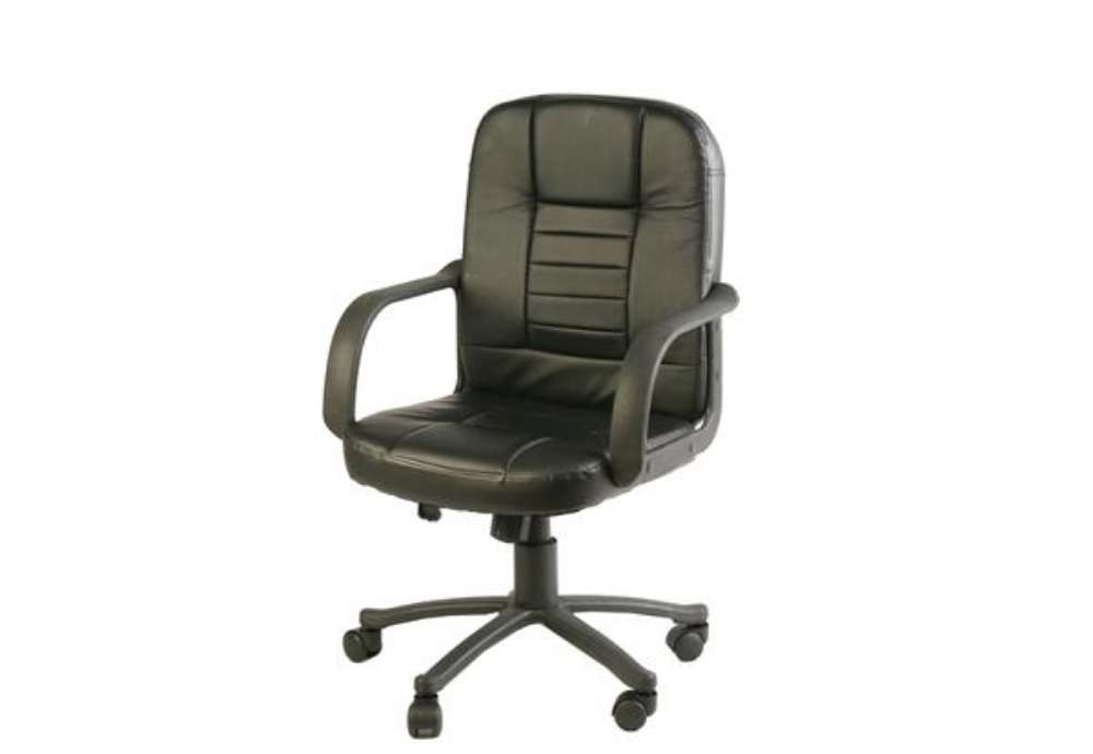 Immagine di Poltrona direzionale Detroit HC4418M - con ruote e braccioli -  nero - Serena Group