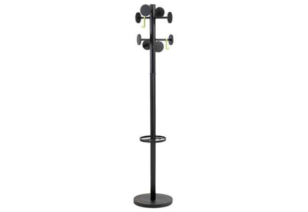 Immagine di Appendiabiti Stand3 - 8 posti - 175 x 37 cm - nero - Alba