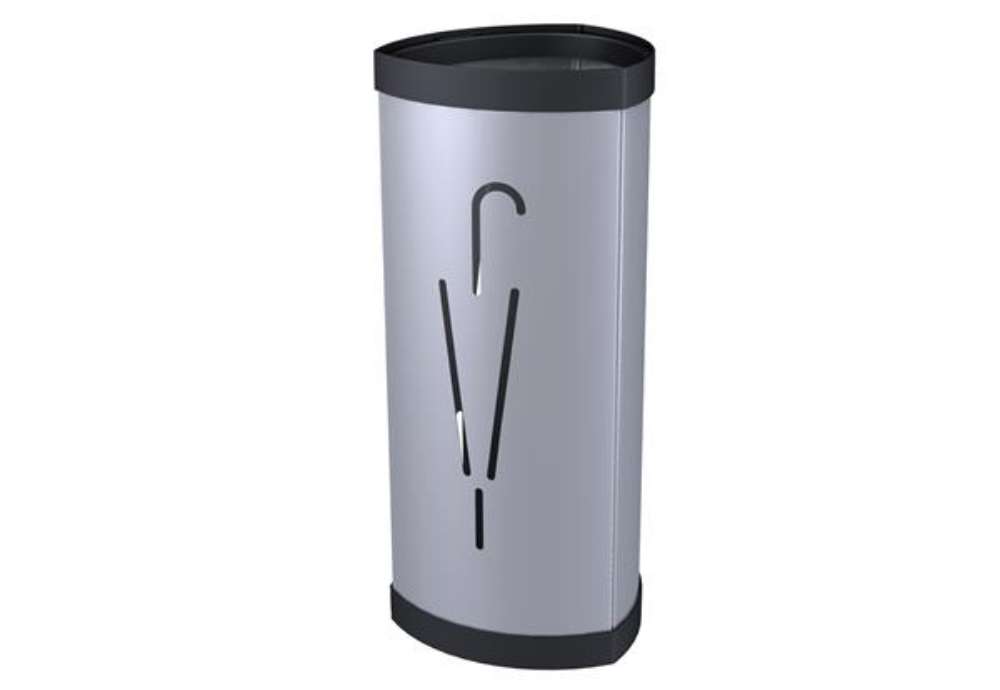 Immagine di Portaombrelli - diametro 26 cm - H 60 cm - metallo - silver - Alba