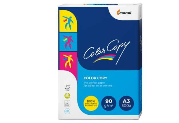 Immagine di Carta Color Copy - A3 - 90 gr - bianco - Mondi - conf. 500 fogli