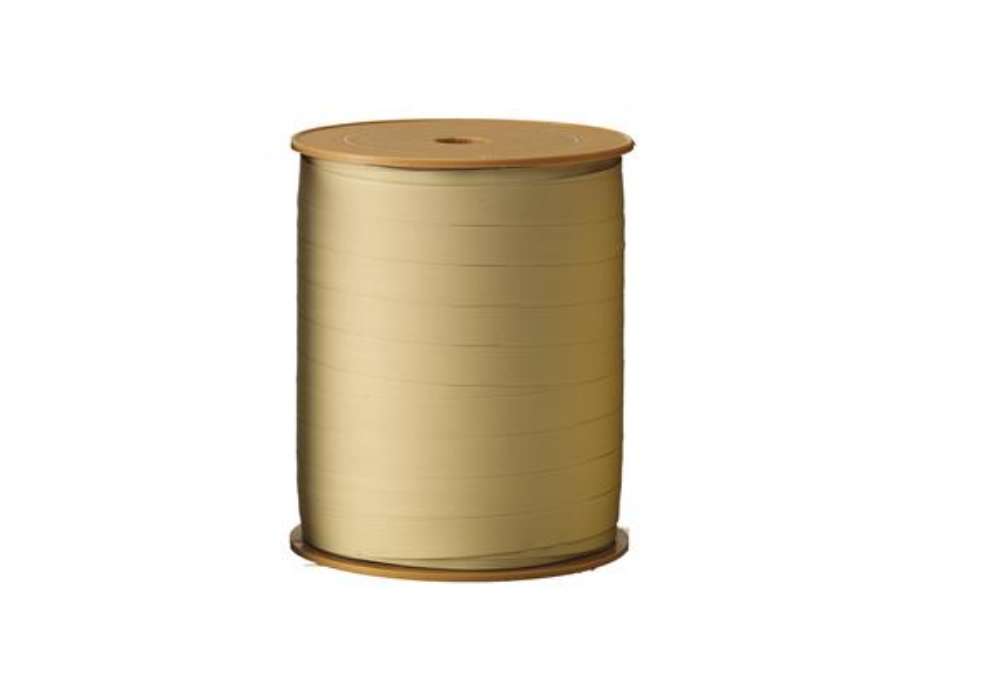 Immagine di Nastro regalo Vintage bifacciale - sabbia 63 - 10mm x 250mt - Bolis
