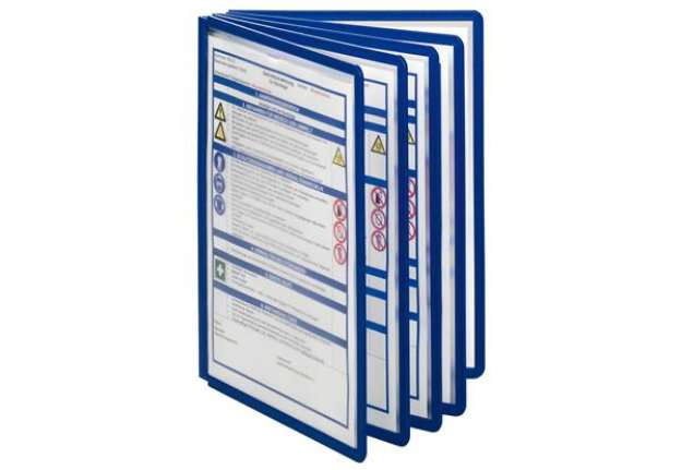 Immagine di Pannelli di ricambio Sherpa per leggii Vario - blu - Durable - conf. 5 pezzi