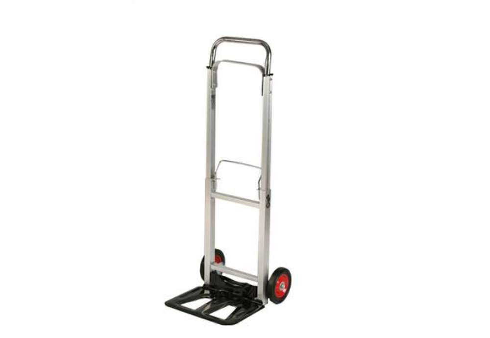 Immagine di Carrello portatutto HT2101 - pieghevole - 110 x 39 x 41 cm - portata massima 90 kg - alluminio - Ser