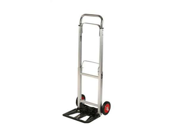 Immagine di Carrello portatutto HT2101 - pieghevole - 110 x 39 x 41 cm - portata massima 90 kg - alluminio - Ser