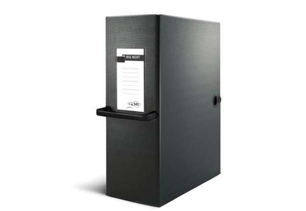Immagine di Scatola archivio Big Next - dorso 20 cm - 25x35 cm - nero/nero - Sei Rota