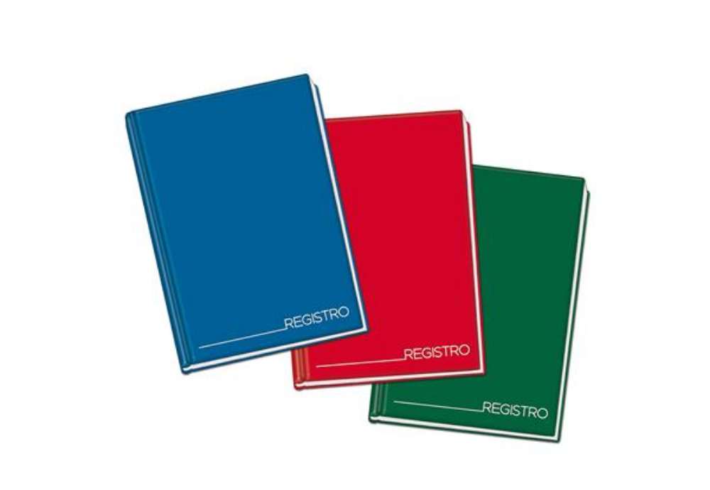 Immagine di Registro cartonato - 1 rigo - 210 x 297mm - 192 fogli - Blasetti