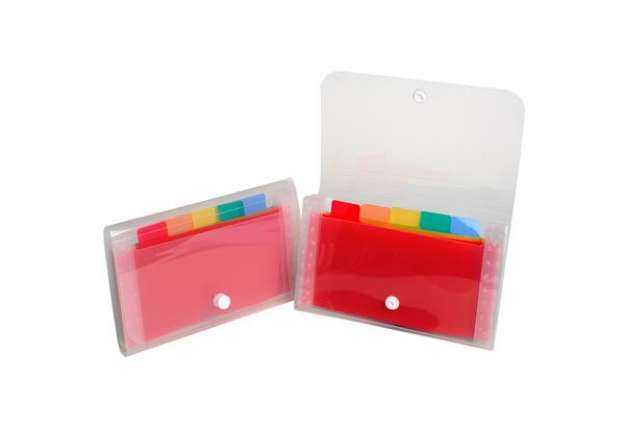 Immagine di Classificatore Crystal - 6 tasche - PP - 11x18 cm - Exacompta