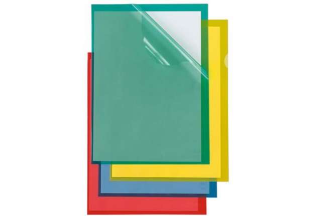 Immagine di Cartelline a L Poli 150 Color - PPL - buccia - 21x29,7 cm - rosso - Sei Rota - conf. 25 pezzi