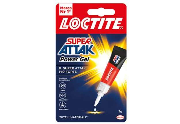 Immagine di Colla Super Attak Power Gel - 3 gr - trasparente - Loctite