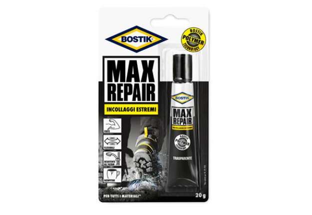Immagine di Adesivo Max Repair - universale - 20 gr - trasparente - Bostik