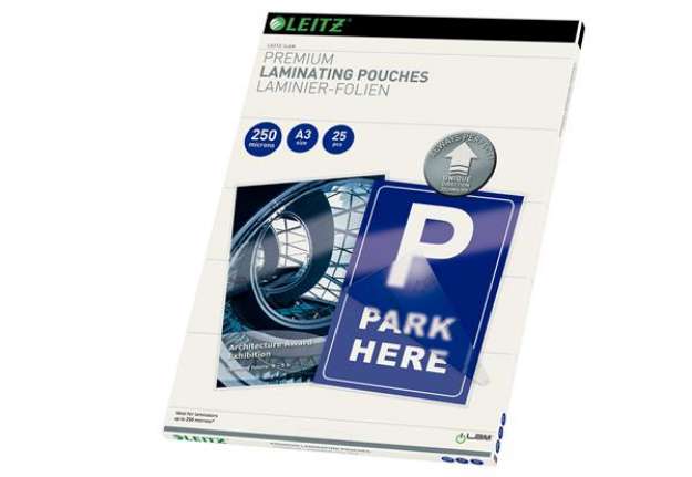 Immagine di Pouches ILam - A3 - 303x426 mm - 2x250 micron - Leitz - conf. 25 pezzi