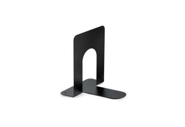 Immagine di Coppia reggilibri - 12,7 x 16,5 x 16,5 cm - metallo - nero