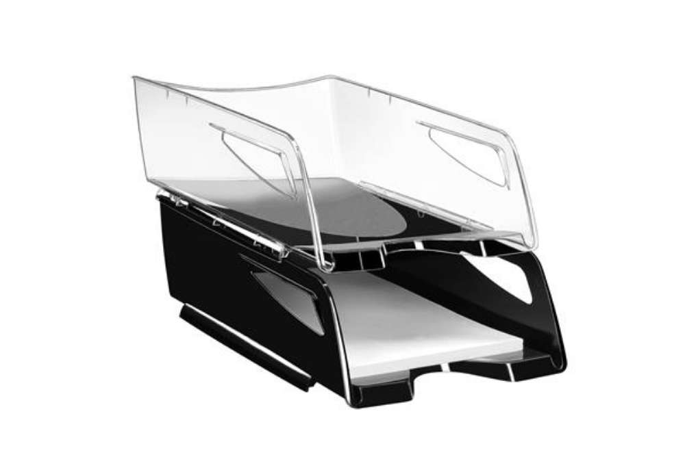 Immagine di Vaschetta portacorrispondenza Maxi 220+ - 38,6 x 27 x 11,5 cm - nero - Cep