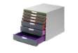 Immagine di Cassettiera Varicolor - 28 x 35,6 x 29,2 cm - 7 cassetti  - Durable