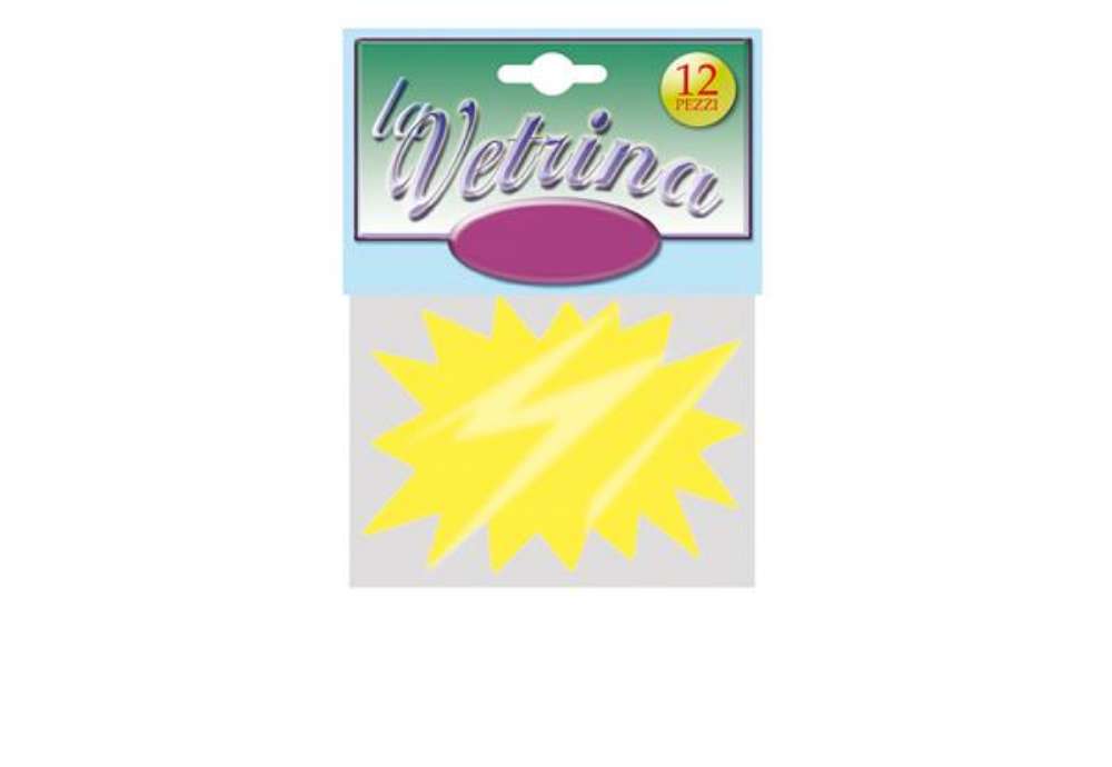 Immagine di Segnaprezzi Stella - 11 x 15,5 cm - CWR - conf. 12 pezzi