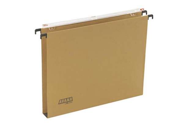 Immagine di Cartella sospesa Avana - cassetto - interasse 39 cm - fondo U - 37 x 24,5 cm - avana - Bertesi