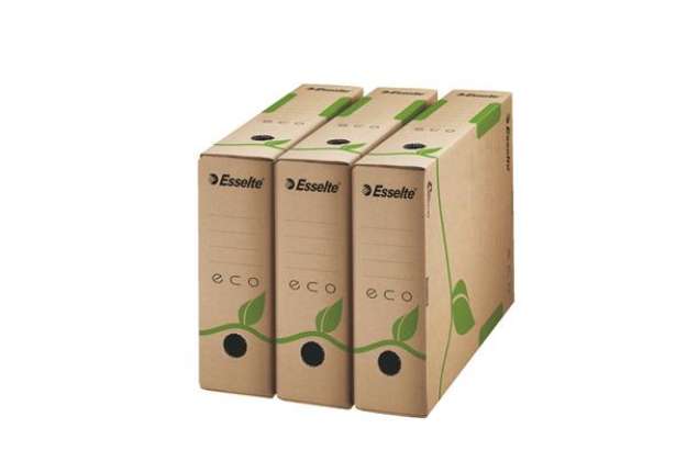Immagine di Scatola archivio EcoBox - dorso 8 cm - 32,7x23,3 cm - Esselte