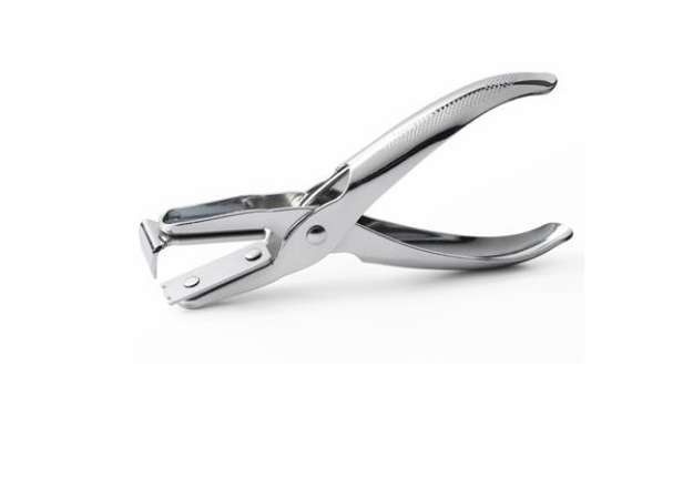 Immagine di Levapunti a pinza - metallo cromato - Titanium
