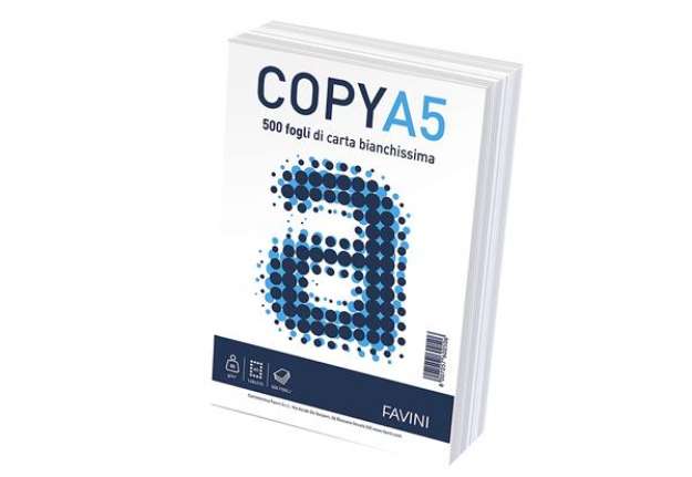 Immagine di Carta Copy - A5 - 80 gr - bianco - Favini - conf. 500 fogli