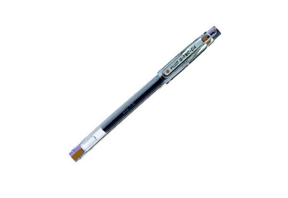Immagine di Penna a sfera gel G Tec C4  - punta 0,4mm - marrone - Pilot