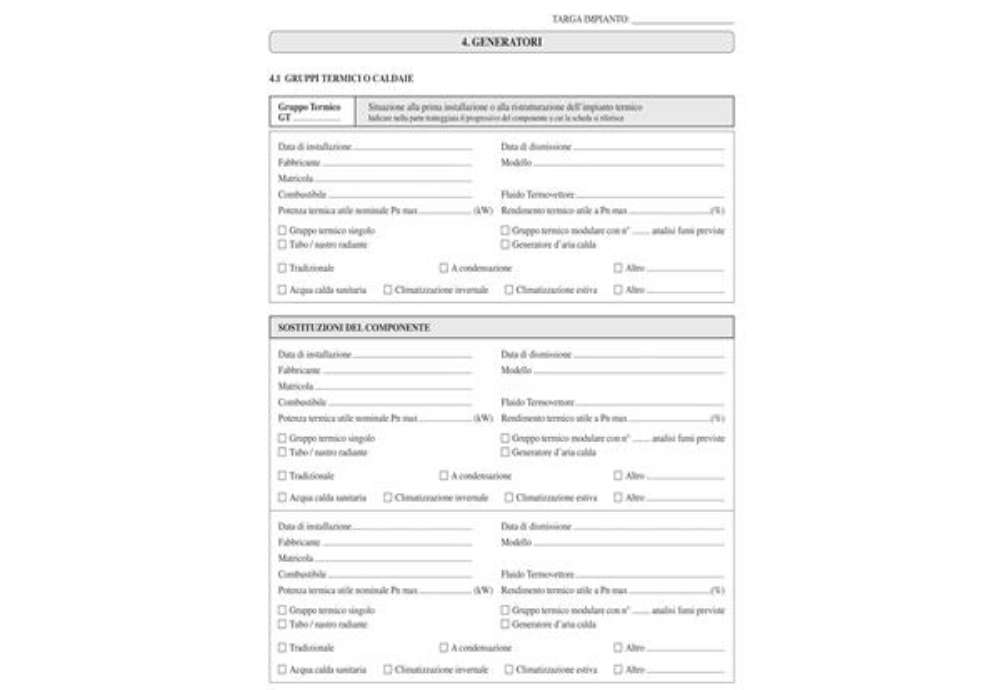 Immagine di Libretto impianto climatizzazione Lombardia - 297 x 210mm - 48 fogli - Edipro