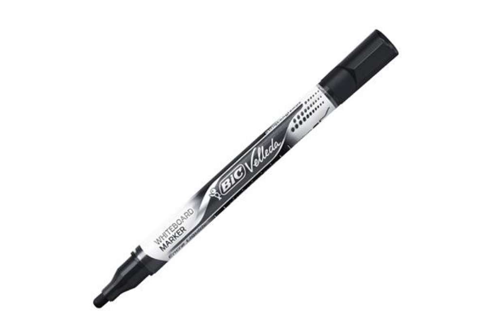 Immagine di Marcatori Whiteboard Marker Velleda liquid Ink - punta tonda 2,2mm - nero - Bic