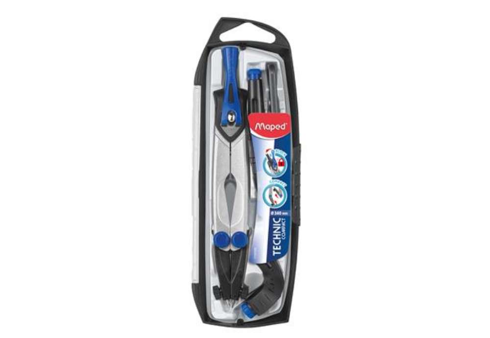 Immagine di Compasso Tecnich Compact - diametro max 360mm - 5 pezzi - Maped