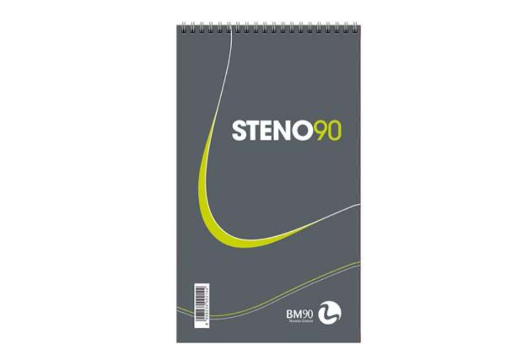 Immagine di Blocco spiralato Steno 90 - 130 x 225mm - 90gr - 60 fogli - BM