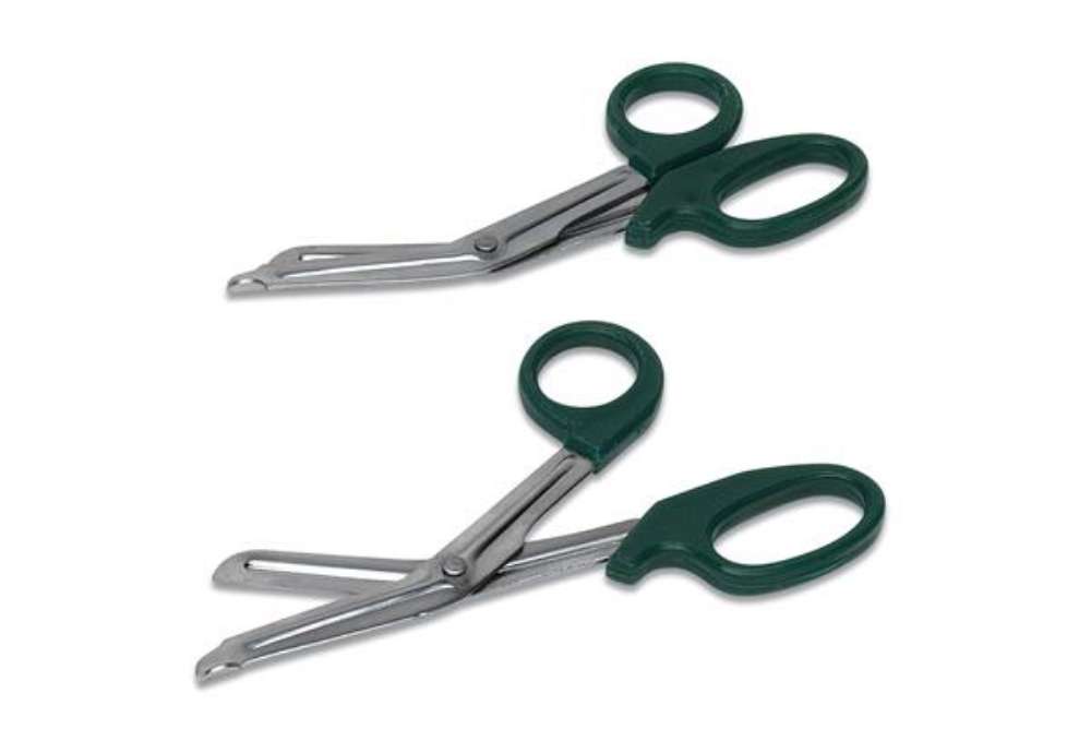 Immagine di Forbici tagliabendaggi - plastica/acciaio inox - 14,5 cm - nero - PVS
