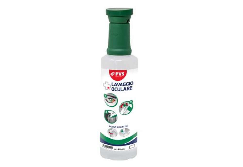 Immagine di Soluzione salina sterile - per lavaggio oculare - 500 ml - PVS