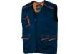 Immagine di Gilet da lavoro Panostyle M6GIL - sargia/poliestere/cotone - taglia L - blu/arancio - Deltaplus