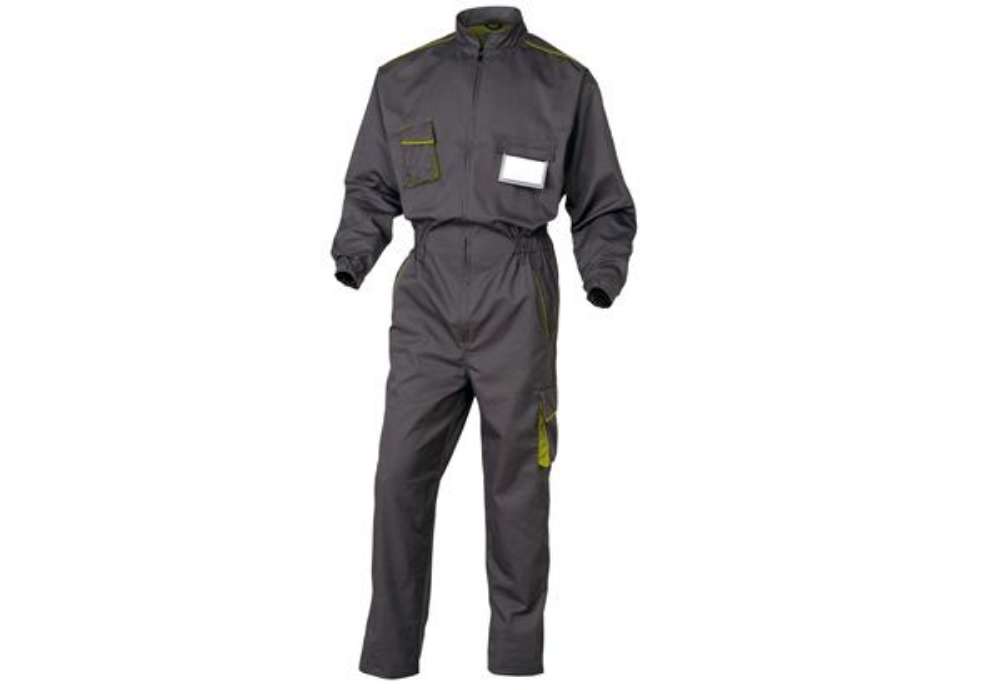 Immagine di Tuta da lavoro Panostyle? M6COM - sargia/poliestere/cotone - taglia L - grigio/verde - Deltaplus