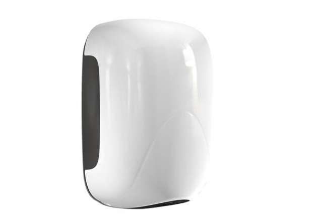 Immagine di Asciugamani automatico Mini Zefiro - 23,8x15,6x9,9 cm - 900 W - ABS - bianco lucido - Medial Interna