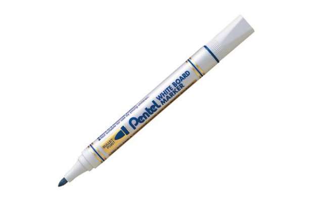 Immagine di Marcatore per lavagne cancellabili MW85 - punta tonda - blu - linea Amiko - Pentel