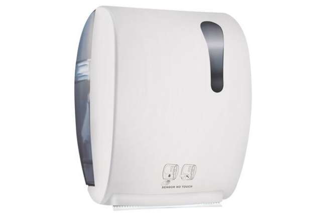 Immagine di Dispenser elettronico asciugamani Kompatto Advan 875 - 32x22,4x40,5 cm - bianco - Mar Plast