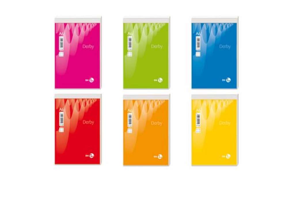 Immagine di Blocco note Derby - 5mm - 80 x 120mm - 60gr - 70 fogli - BM