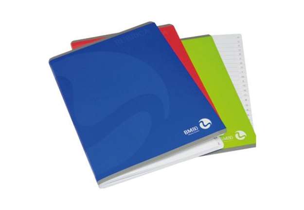 Immagine di Rubrica con punto metallico - 1 rigo - 150 x 210mm - 80gr - 60 fogli - BM