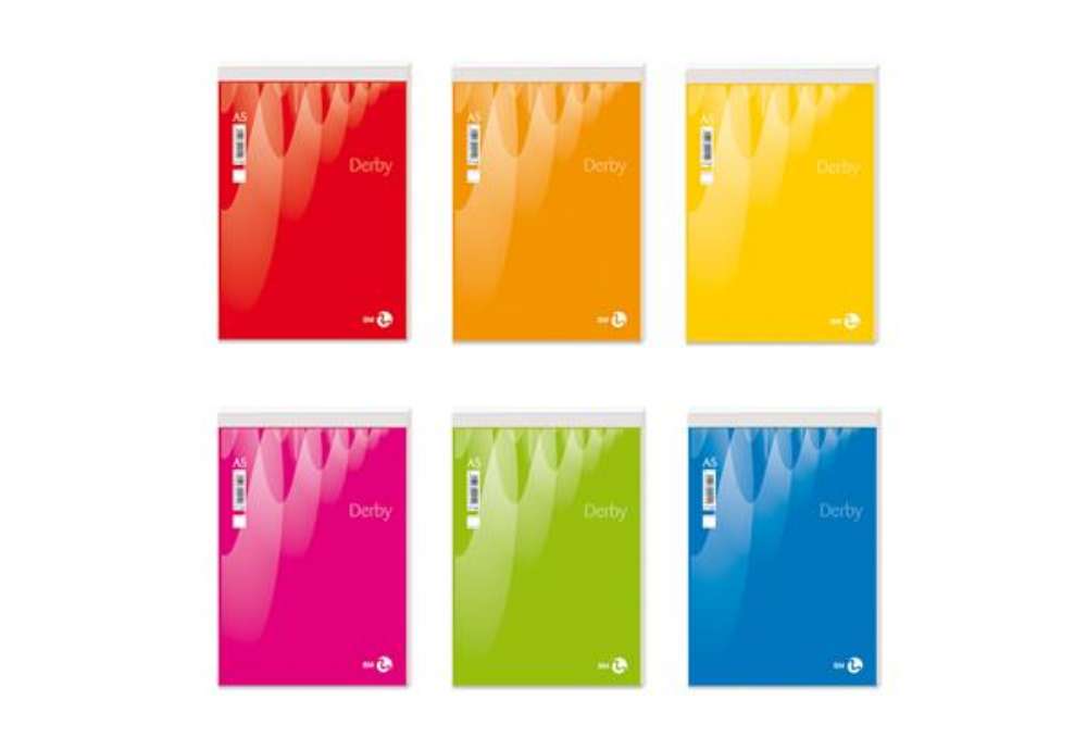 Immagine di Blocco note Derby - 1 rigo - 150 x 210mm - 60gr - 70 fogli - BM