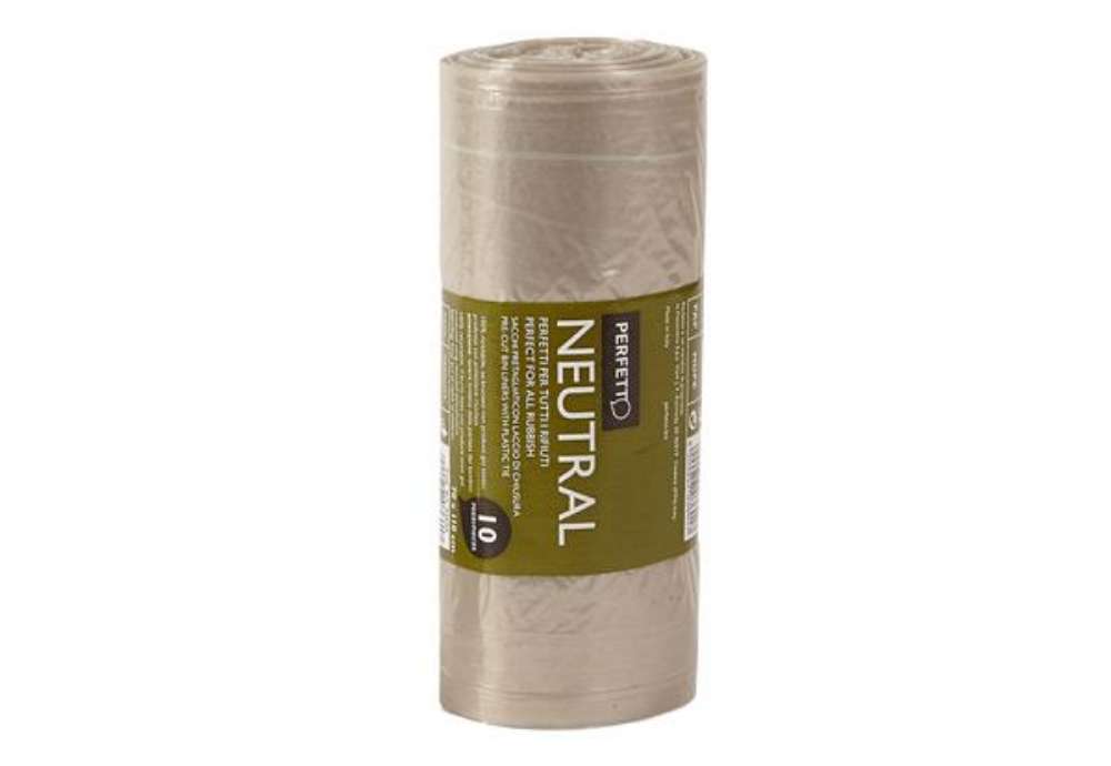 Immagine di Sacchi per rifiuti Classic - 70 x 110 cm - 116 L - 20 micron - trasparente - Perfetto - rotolo da 10