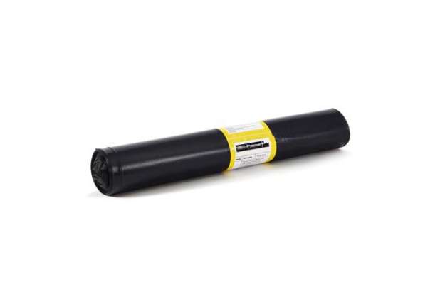 Immagine di Sacchi per rifiuti Hercules - 80x110 cm - 130 L - 70 micron - nero - PerfettoFactory - rotolo da 10