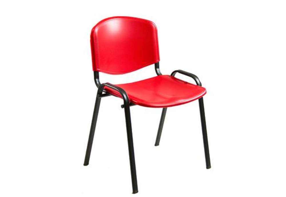 Immagine di Seduta attesa Dado D5PS - senza braccioli - PPL - rosso - Unisit