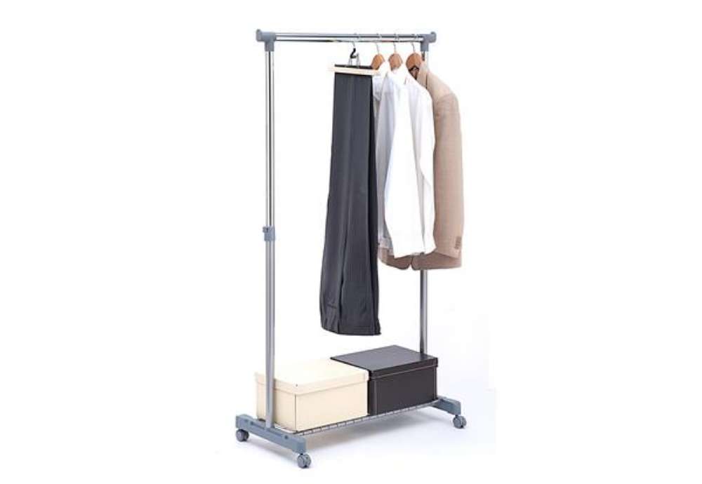 Immagine di Stender appendiabiti AC9001 - con portaoggetti  - 87 cm - Serena Group