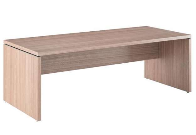 Immagine di Scrivania direzionale Prestige - 210 x 90 x 74 cm - ciliegio arabis