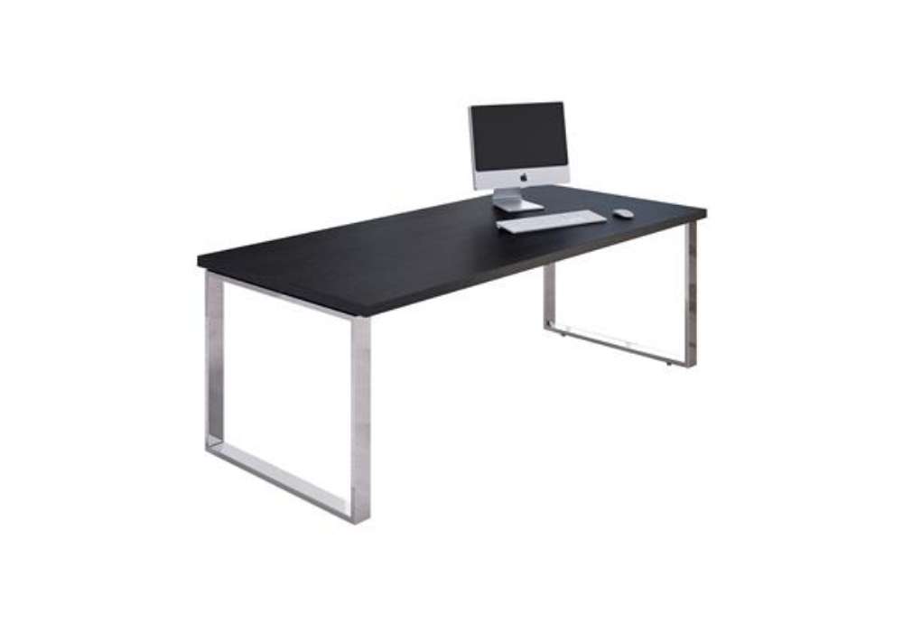 Immagine di Scrivania direzionale Prestige Metal - 210 x 90 x 74 cm - nero venato