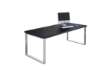 Immagine di Scrivania direzionale Prestige Metal - 210 x 90 x 74 cm - nero venato